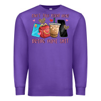 Purple can't talk right now doing mimi shit Premium Sweatshirt - MaliasSmallBusiness