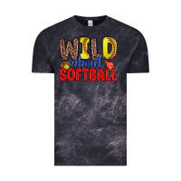 Cloud Black wild about softball Vintage Tee - Zillion Design Studio