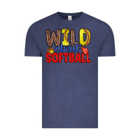 Vintage Denim wild about softball Vintage Tee - Zillion Design Studio