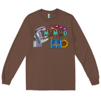 Chestnut mammo technologist Long Sleeve Tee - CowhideDigitalArt
