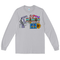 Moon Dust mammo technologist Long Sleeve Tee - CowhideDigitalArt