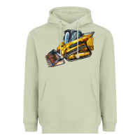 Matcha Compact Track Loader Heavyweight Hoodie - LillyAllenDesigns