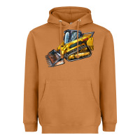 Meerkat Compact Track Loader Heavyweight Hoodie - LillyAllenDesigns