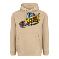 Mushroom Compact Track Loader Heavyweight Hoodie - LillyAllenDesigns
