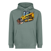 Sage Compact Track Loader Heavyweight Hoodie - LillyAllenDesigns