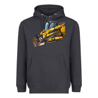 Smoke Compact Track Loader Heavyweight Hoodie - LillyAllenDesigns