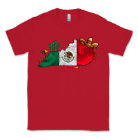 Red mexica kentucky Classic Tee - CowhideDigitalArt