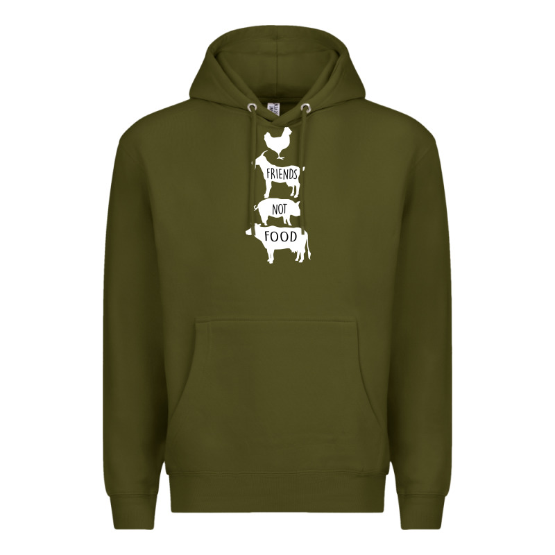 Friend Not Food Premium Hoodie by Bettercallsaul | Teevron
