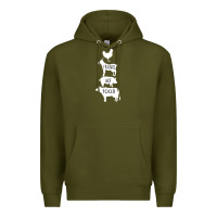 Army Green Friend Not Food Premium Hoodie - Bettercallsaul