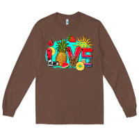 Chestnut love summer fruit and sun Long Sleeve Tee - AdoDesignShop