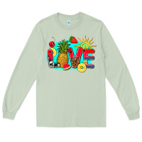 Matcha love summer fruit and sun Long Sleeve Tee - AdoDesignShop