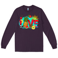 Plum love summer fruit and sun Long Sleeve Tee - AdoDesignShop