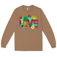 Toasted Coconut love summer fruit and sun Long Sleeve Tee - AdoDesignShop