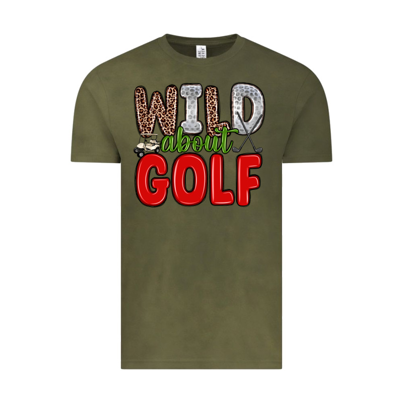 Wild About Golf Vintage Tee by Zillion Design Studio | Teevron