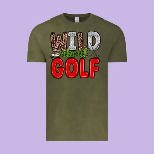 Wild About Golf Vintage Tee Designed By Zillion Design Studio