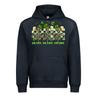 Navy st. patrick's day skeletons drink drank drunk Urban Hoodie - Artiststas