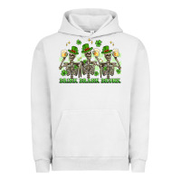 Pigment Lunar Rock st. patrick's day skeletons drink drank drunk Urban Hoodie - Artiststas