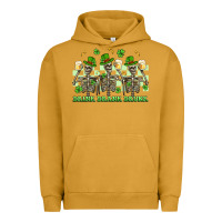 Pigment Peanut Butter st. patrick's day skeletons drink drank drunk Urban Hoodie - Artiststas