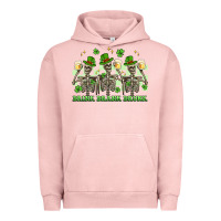 Pigment Salmon st. patrick's day skeletons drink drank drunk Urban Hoodie - Artiststas