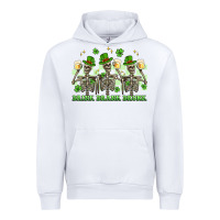 White st. patrick's day skeletons drink drank drunk Urban Hoodie - Artiststas