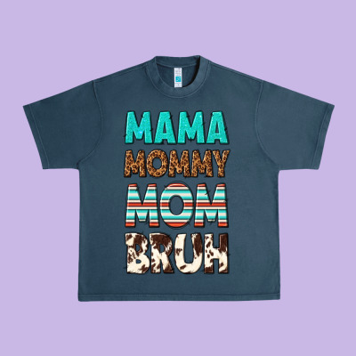 Mama Mommy Mom Bruh Urban Heavy Tee Designed By Texasbilliewilder