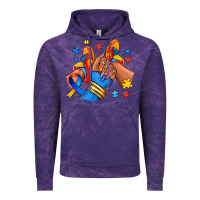 Cloud Purple Autism afro girl sneakers Vintage Hoodie - RanaPortraitStore