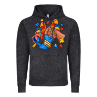 Vintage Black Autism afro girl sneakers Vintage Hoodie - RanaPortraitStore