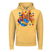 Vintage Mustard Autism afro girl sneakers Vintage Hoodie - RanaPortraitStore