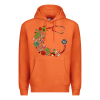 Carrot custom name christmas stethoscope Premium Hoodie - MaliasSmallBusiness