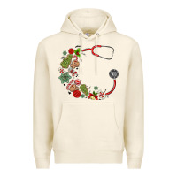 Tofu custom name christmas stethoscope Premium Hoodie - MaliasSmallBusiness