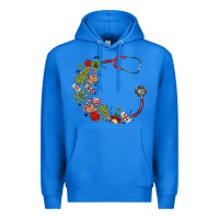 True Royal custom name christmas stethoscope Premium Hoodie - MaliasSmallBusiness