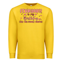 Lemon february is my birthday yes the whole month malia Premium Sweatshirt - MaliasSmallBusiness