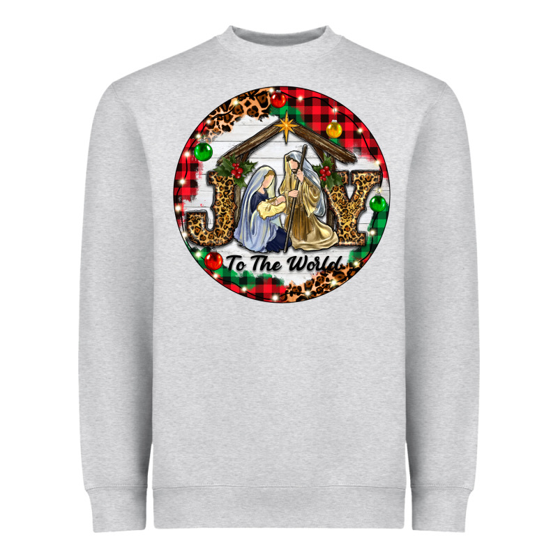 Christmas Joy To The World Heavyweight Sweatshirt by RanaPortraitStore | Teevron