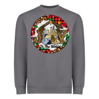 Storm Christmas Joy To The World Heavyweight Sweatshirt - RanaPortraitStore