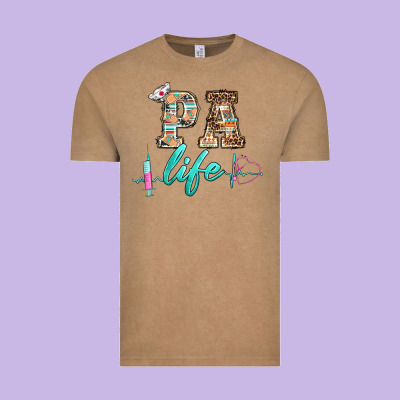 Western Nurse Pa  Life Vintage Tee Designed By Barkaloodesign