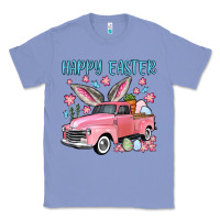 Colony Blue Happy Easter truck Classic Tee - OliviaCreatesArt