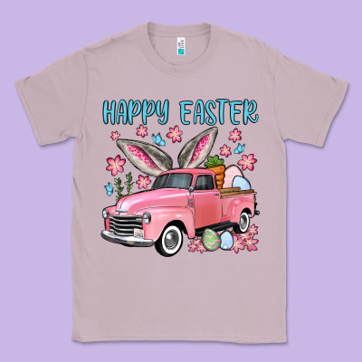 Happy Easter Truck Classic Tee Designed By Oliviacreatesart