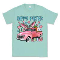 Seafoam Happy Easter truck Classic Tee - OliviaCreatesArt