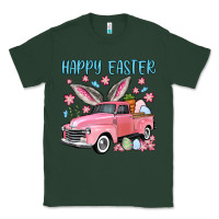 Sports Green Happy Easter truck Classic Tee - OliviaCreatesArt