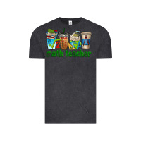 Math Teacher Coffee Cups Vintage Tee | Teevron