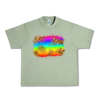 Oil Green pride flag Urban Heavy Tee - Zillion Design Studio
