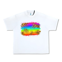 White pride flag Urban Heavy Tee - Zillion Design Studio