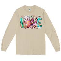 Mushroom love easter day nurse Long Sleeve Tee - RacoonDesign