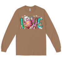 Toasted Coconut love easter day nurse Long Sleeve Tee - RacoonDesign