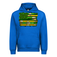 Cobalt st patrick's day american flag Urban Hoodie - Artiststas