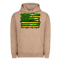 Pigment Burro st patrick's day american flag Urban Hoodie - Artiststas