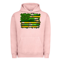 Pigment Salmon st patrick's day american flag Urban Hoodie - Artiststas