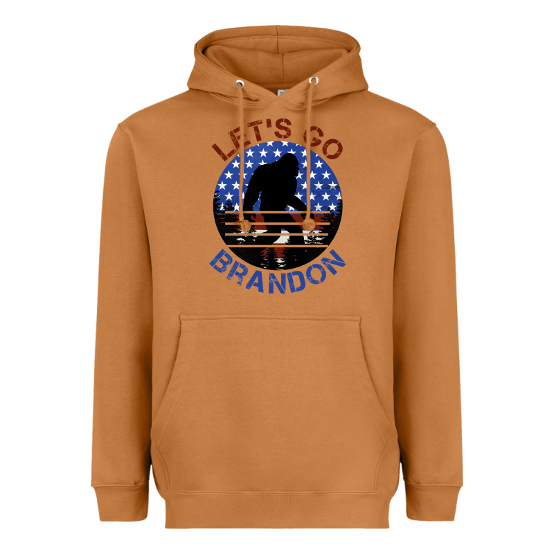 Let's Go Brandon Bigfoot Heavyweight Hoodie by Jasminsmagicworld | Teevron