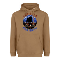 Toasted Coconut let's go brandon bigfoot Heavyweight Hoodie - Jasminsmagicworld