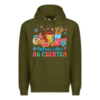 Army Green christmas calories no cuentan mexican Premium Hoodie - MaliasSmallBusiness